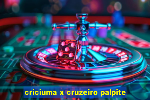 criciuma x cruzeiro palpite