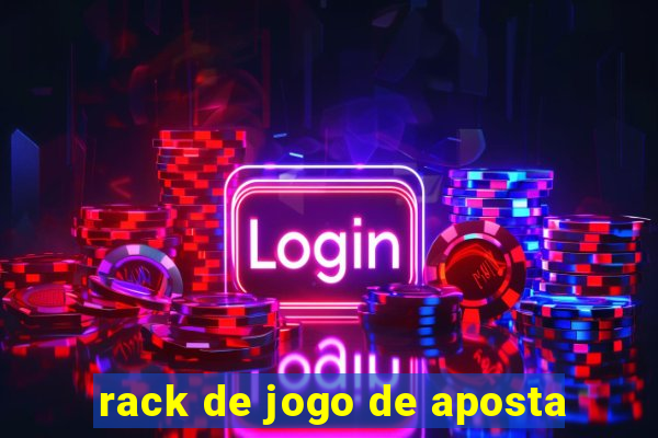 rack de jogo de aposta