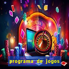 programa de jogos de futebol