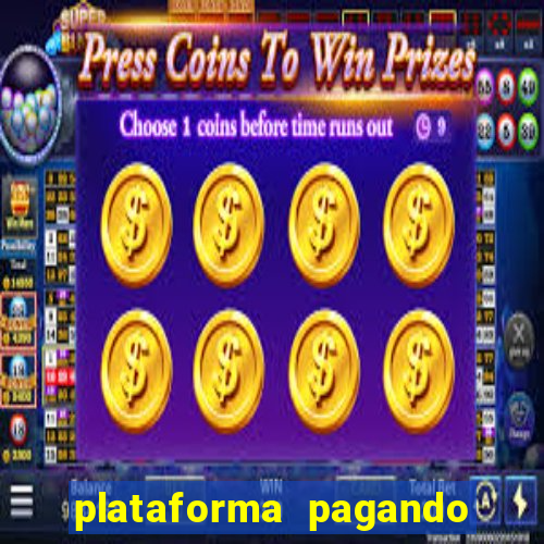 plataforma pagando bem hoje