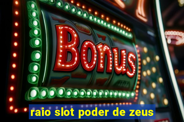 raio slot poder de zeus