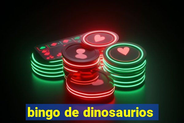 bingo de dinosaurios