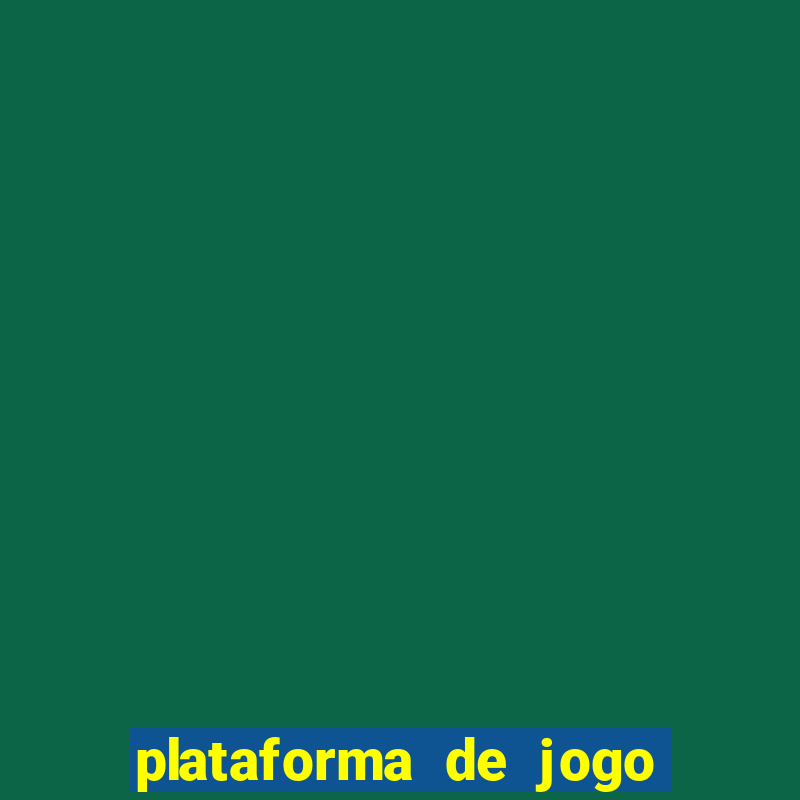 plataforma de jogo com bonus