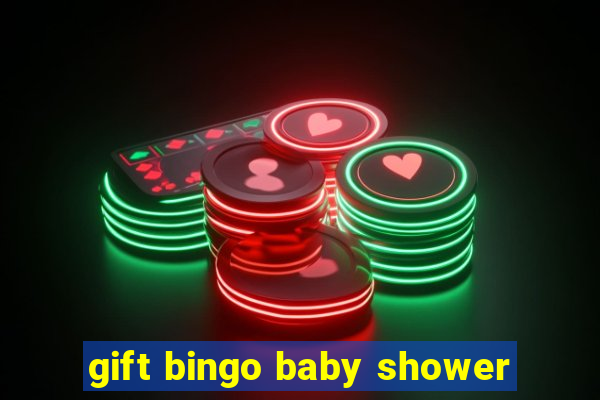 gift bingo baby shower