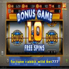 fortune rabbit wild bet777