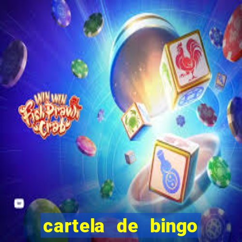 cartela de bingo vazia para imprimir