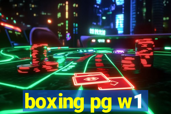 boxing pg w1