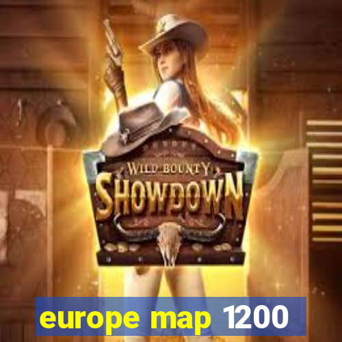 europe map 1200