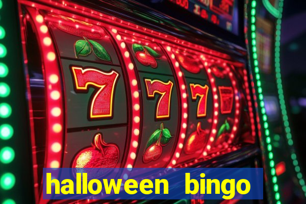 halloween bingo cards with numbers