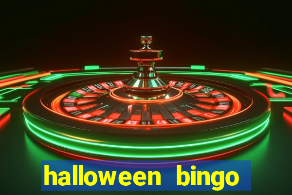 halloween bingo cards with numbers