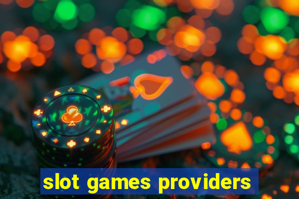 slot games providers