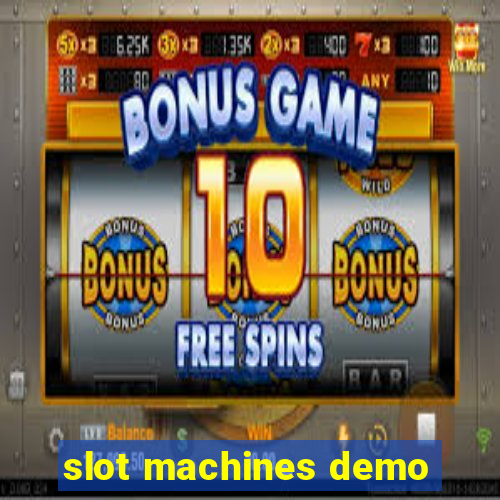 slot machines demo