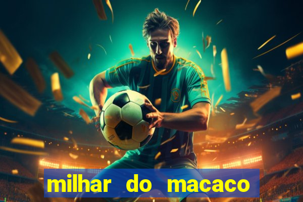 milhar do macaco que mais sai