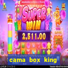 cama box king casas bahia