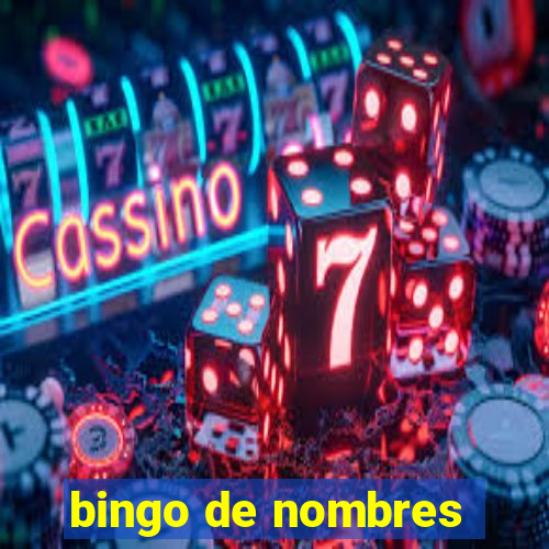 bingo de nombres