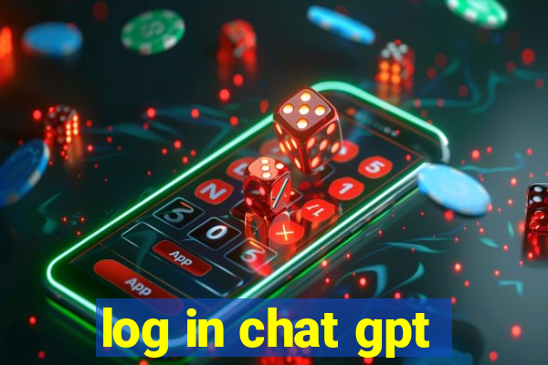 log in chat gpt