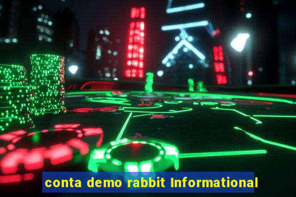 conta demo rabbit Informational