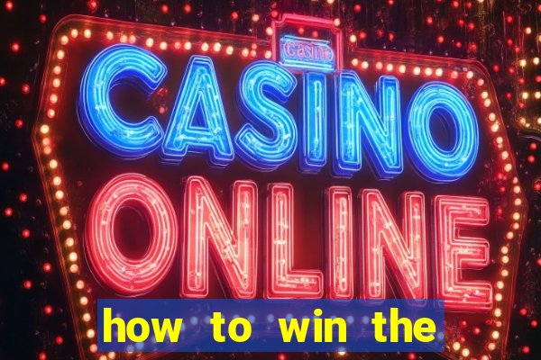 how to win the slot machine