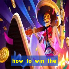 how to win the slot machine