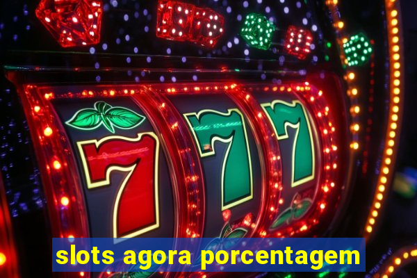 slots agora porcentagem