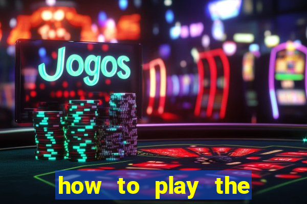 how to play the buffalo slot machine