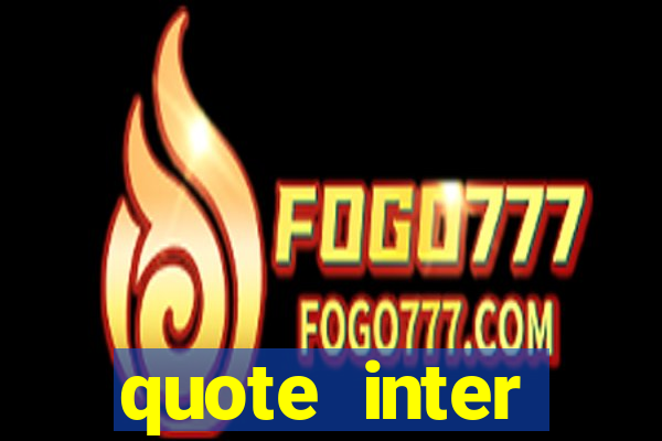 quote inter passaggio turno