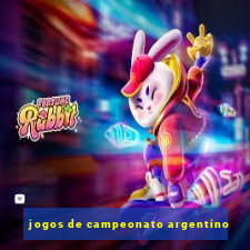 jogos de campeonato argentino