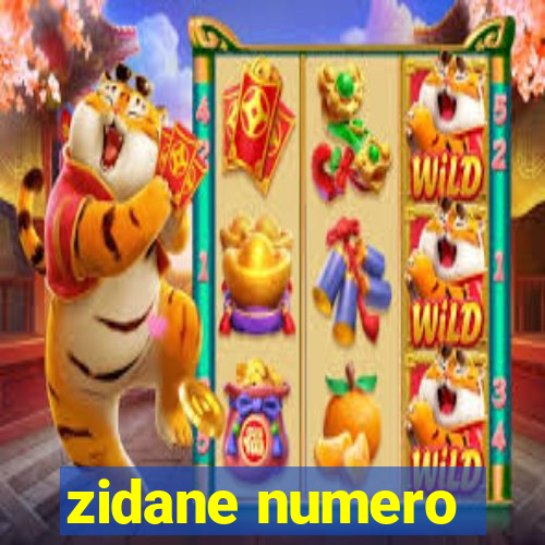 zidane numero